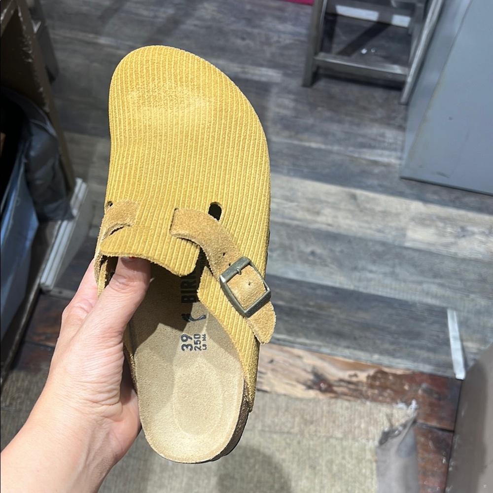 Corduroy Buckle Birkenstocks